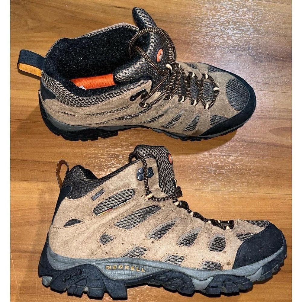 Mens Merrell Moab 3 Mid Waterproof Hiking Trail Lace Up Boots